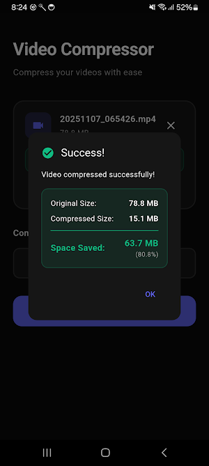 Video Compressor Screenshot 2