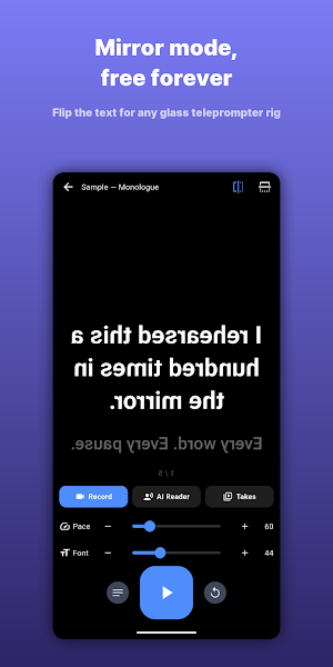LinePrompter: Actor Self-Tape Screenshot 1