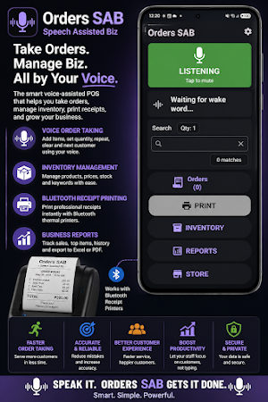Orders SAB-Speech Assisted Biz Screenshot 0