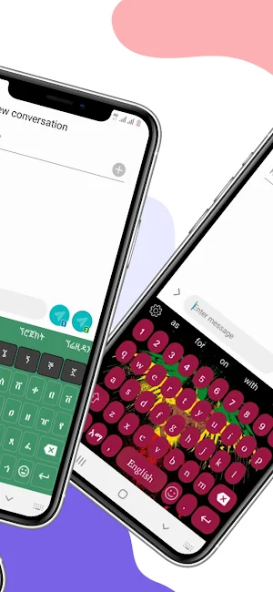 Amharic keyboard Ethiopia Screenshot 1