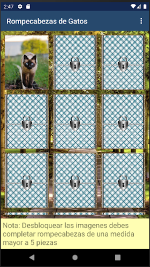 Rompecabezas de Gatos Screenshot 1