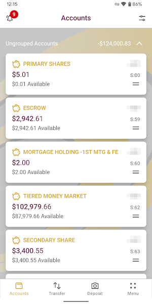 AllCom CU Mobile Banking Screenshot 2