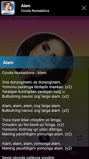 Ozoda Nursaidova qo'shiqlari Screenshot 1