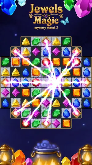 Jewels Magic: Mystery Match3 Screenshot 1