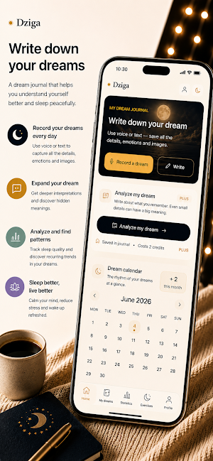 Dziga: Dream Journal Screenshot 0