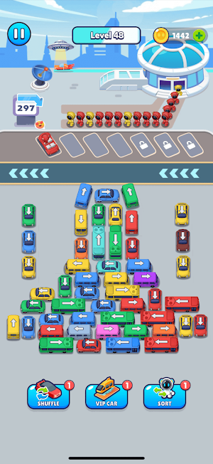 Space Car Jam - Traffic Escape Screenshot 0