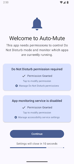 Auto-Mute | For Your Apps Screenshot 3