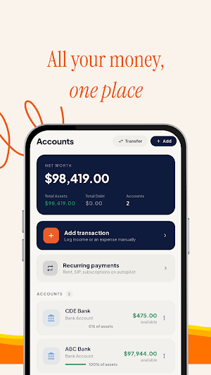 Money Pi - Minimalist Tracker Screenshot 3