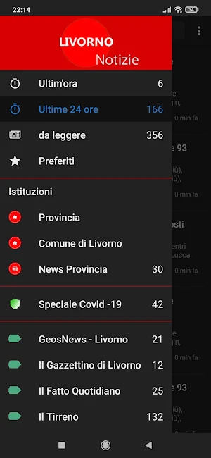 Livorno notizie Screenshot 0