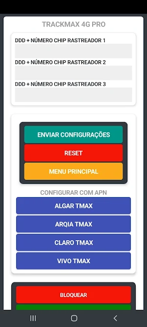 TrackMAX Configurador Screenshot 2
