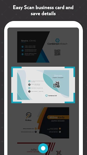 bCards: Business Card Scanner Screenshot 2