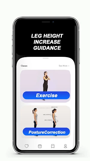 height increase exercise app Screenshot 1