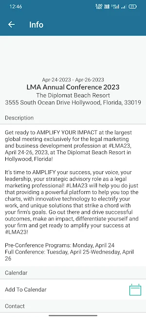 LMA Annual Conference 2023 Screenshot 1