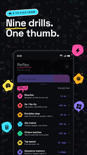 Reflex: Reaction Trainer Screenshot 2