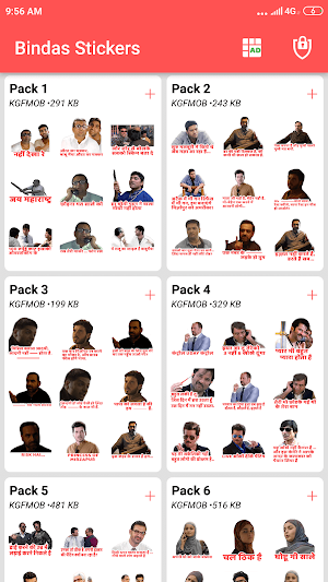 Bindas Stickers For Whatsapp Screenshot 3