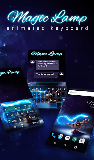 Magic Lamp Animated Keyboard + Live Wallpaper Screenshot 0