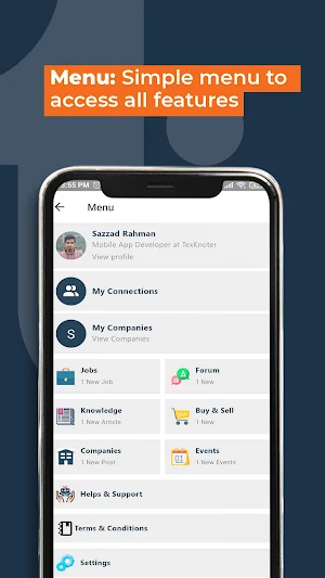 TexMeta: A Textile Biz Network Screenshot 0