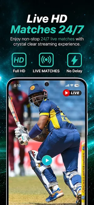 Live Cricket TV HD Screenshot 2