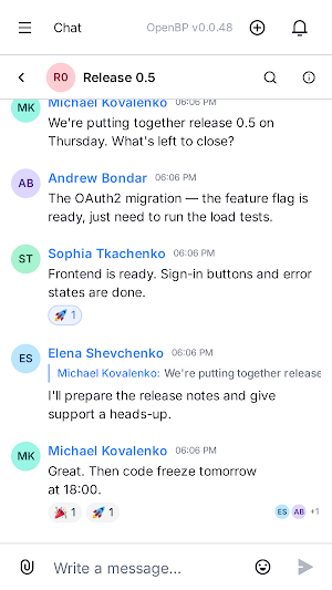 OpenBP Screenshot 3