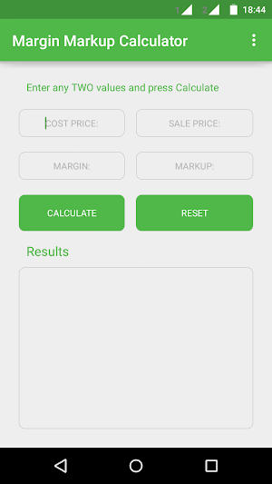 Margin Markup Calculator Screenshot 2