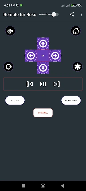 Remote Control for Roku Box Screenshot 1