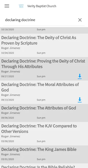 Verity Baptist Church Manila P Screenshot 3