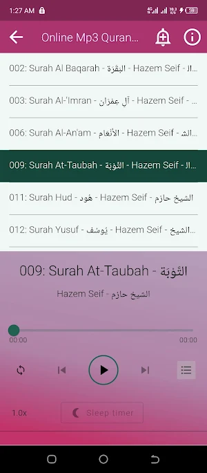 Hazem Seif Offline Mp3 Quran Screenshot 3