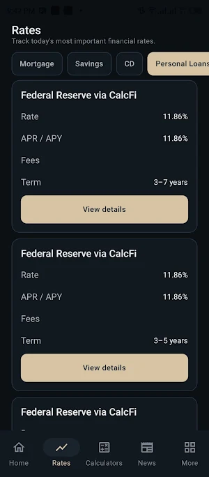 BankRate Screenshot 3