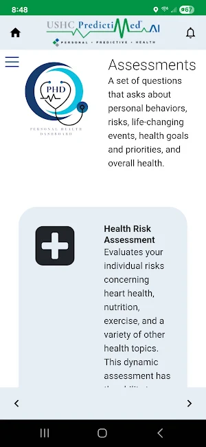 Personal Health Dashboard Screenshot 3