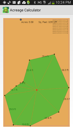 Acreage Calculator Screenshot 0