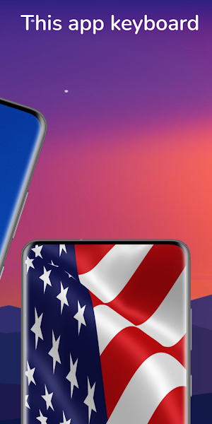 american keyboard theme Screenshot 1