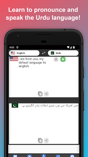 English to Urdu Translator Screenshot 1