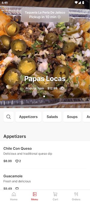 Taqueria La Perla De Jalisco Screenshot 1