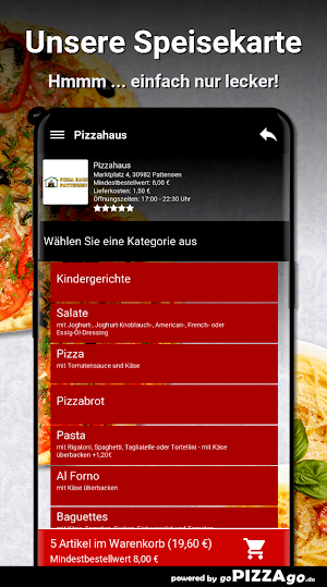 Pizzahaus Pattensen Screenshot 3