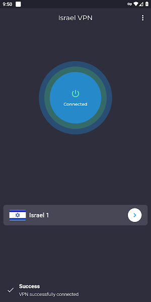Israel VPN - Get Israeli IP Screenshot 1