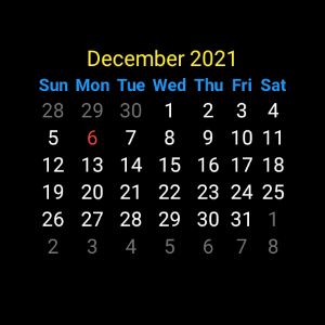 Simple Wear Calendar Screenshot 3