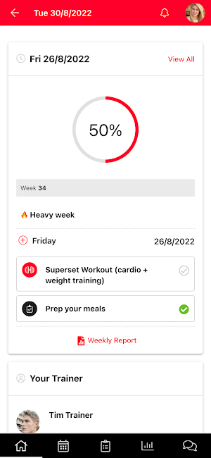 Miracle - Fitness & Nutrition Screenshot 1