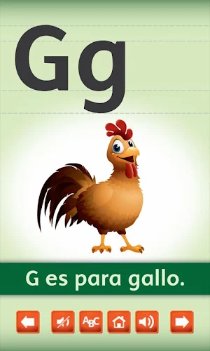 Spanish Alphabet Flash Cards Screenshot 2