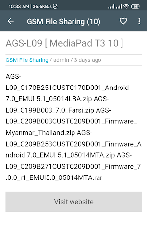GSM File Sharing Screenshot 2