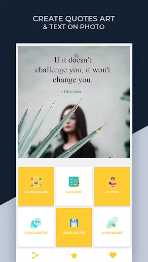 Quotes Maker - Name Art Quotes Creator App Screenshot 0