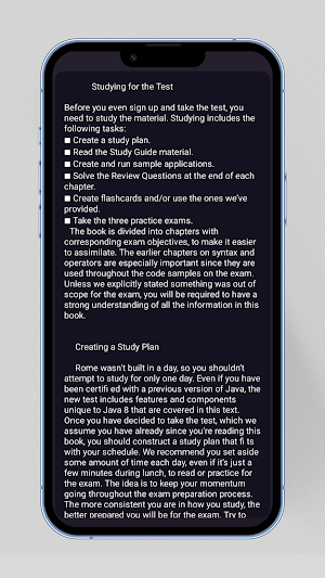OCA and OCP quizzes Screenshot 3