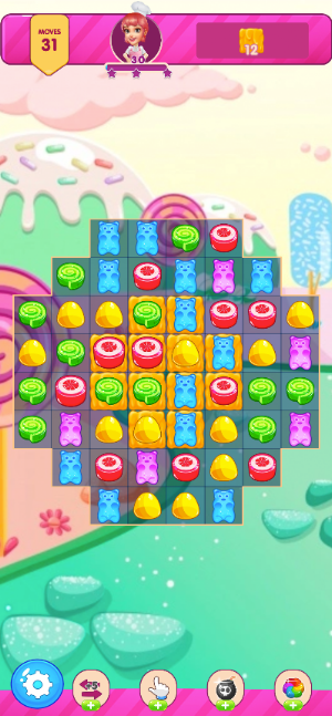 Gummy Bear Hero : Match 3 Screenshot 0