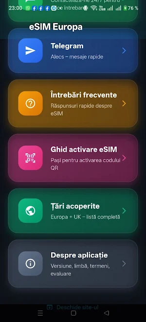 eSIM Europa Screenshot 1