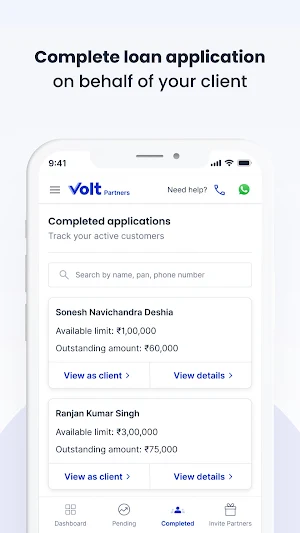 Volt Money Partner App Screenshot 3