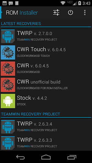 ROM Installer Screenshot 2