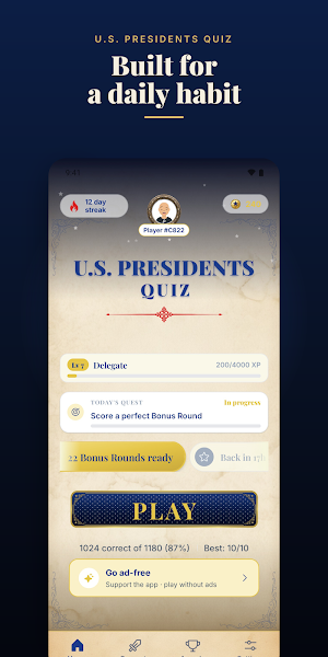 U.S. Presidents Quiz Screenshot 0