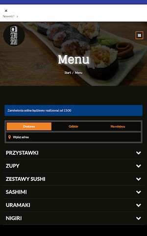 Sebu Sushi Screenshot 2