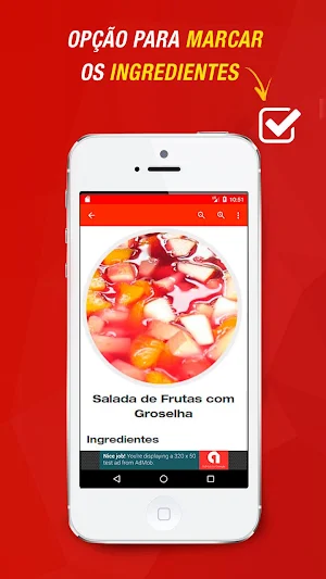Receitas de Saladas de Frutas Screenshot 1