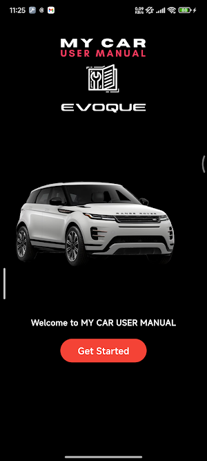 Land Rover Evoque User Manual Screenshot 0