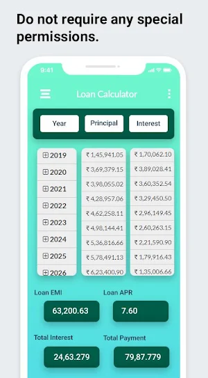 Loan Calculator : EMI Calculator,Home, GST, SIP Screenshot 2